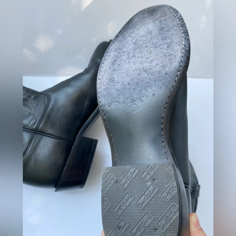 Men's Tony Lama Black Stallion Americana Cowboy Western 7900 Boots - Size 11 - Picture 9 of 14